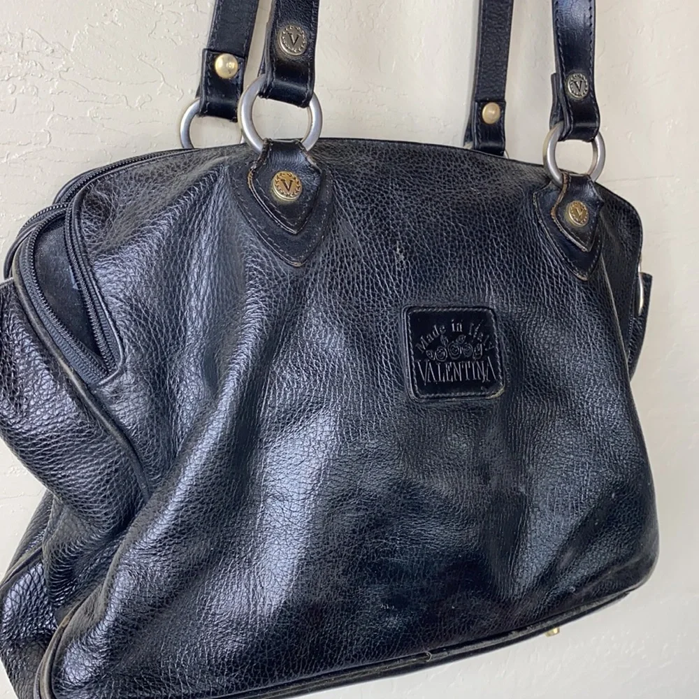 Valentina by Valentino Italian Leather Tote - Picture 2 of 6